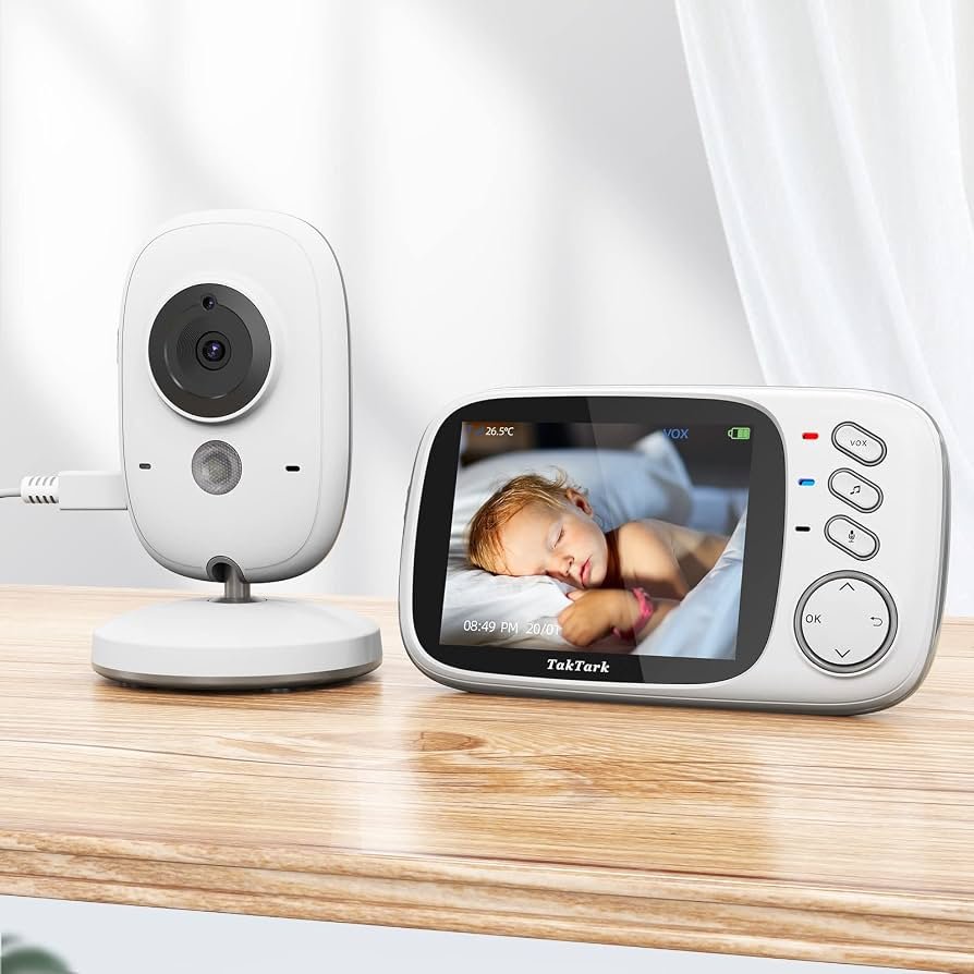 Babá Eletrônica TakTark com Câmera e Monitor LCD 3.2″ — foto 2