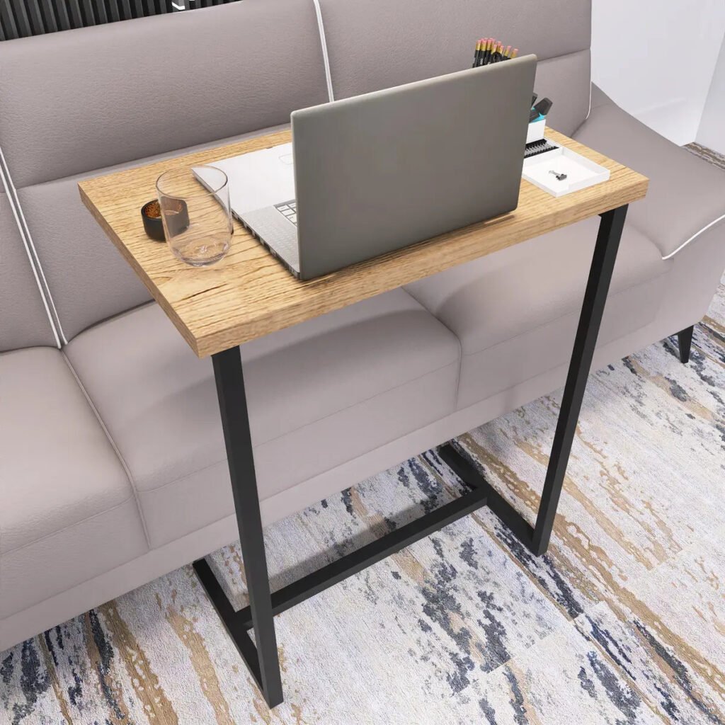 Mesa Multiuso para Sofá Marrom-Claro