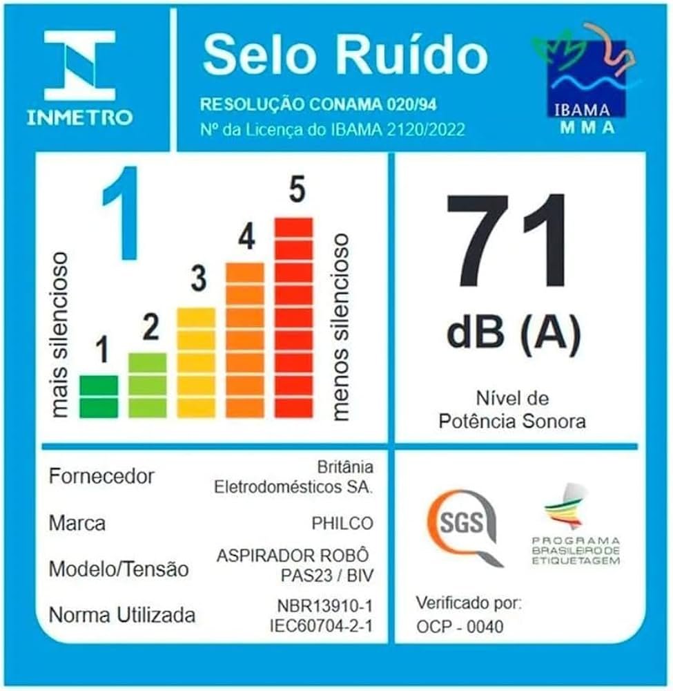 Aspirador de Pó Robô Philco PAS23 Preto Bivolt — foto 7