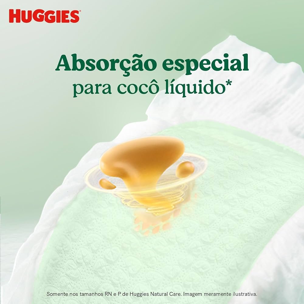 Fralda Descartável Huggies Natural Care — foto 4