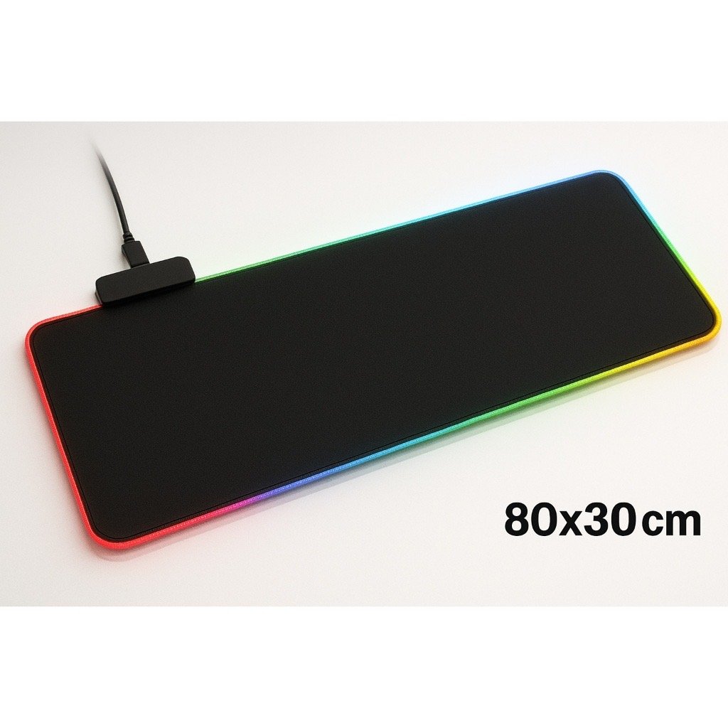 Mouse Pad Gamer Grande 70x35cm Preto Mapa Mundo Borda Costurada Antiderrapante — foto 1