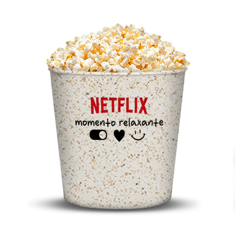 Balde de Pipoca Netflix Momento Relaxante — foto 2