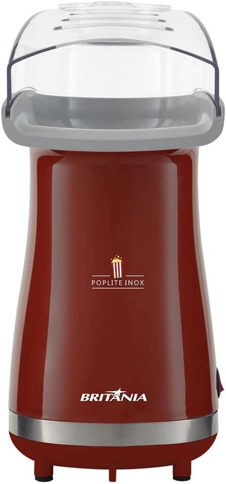 Pipoqueira Britânia Poplite Inox BPI01VI Vermelha - 220V