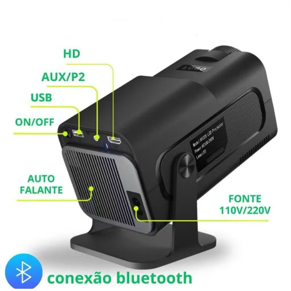 Projetor Smart Topping A10 Android 11 Wi-Fi 6 Bluetooth 5.0 — foto 3