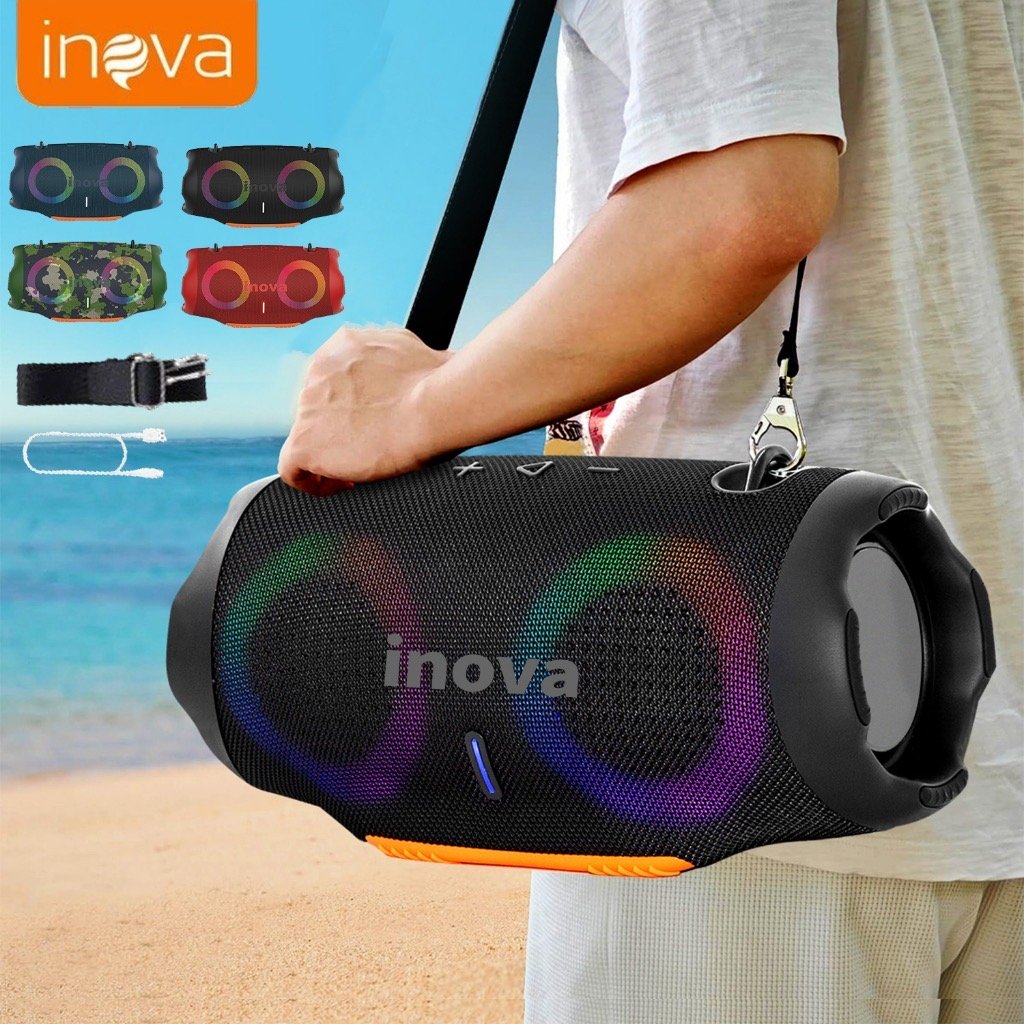 Caixa de Som Bluetooth Inova Xtreme 4 RGB Resistente à Água IPX6 — foto 1