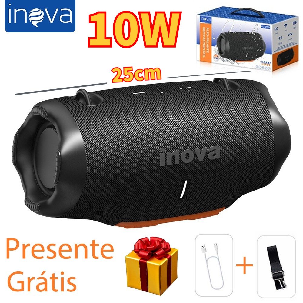 Caixa de Som Bluetooth Inova Xtreme 4 RGB Resistente à Água IPX6 — foto 14