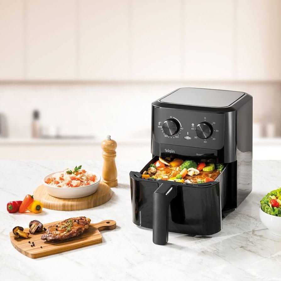 Fritadeira Elétrica Air Fryer Quad Fry Elgin 4,2L 1400W — foto 2