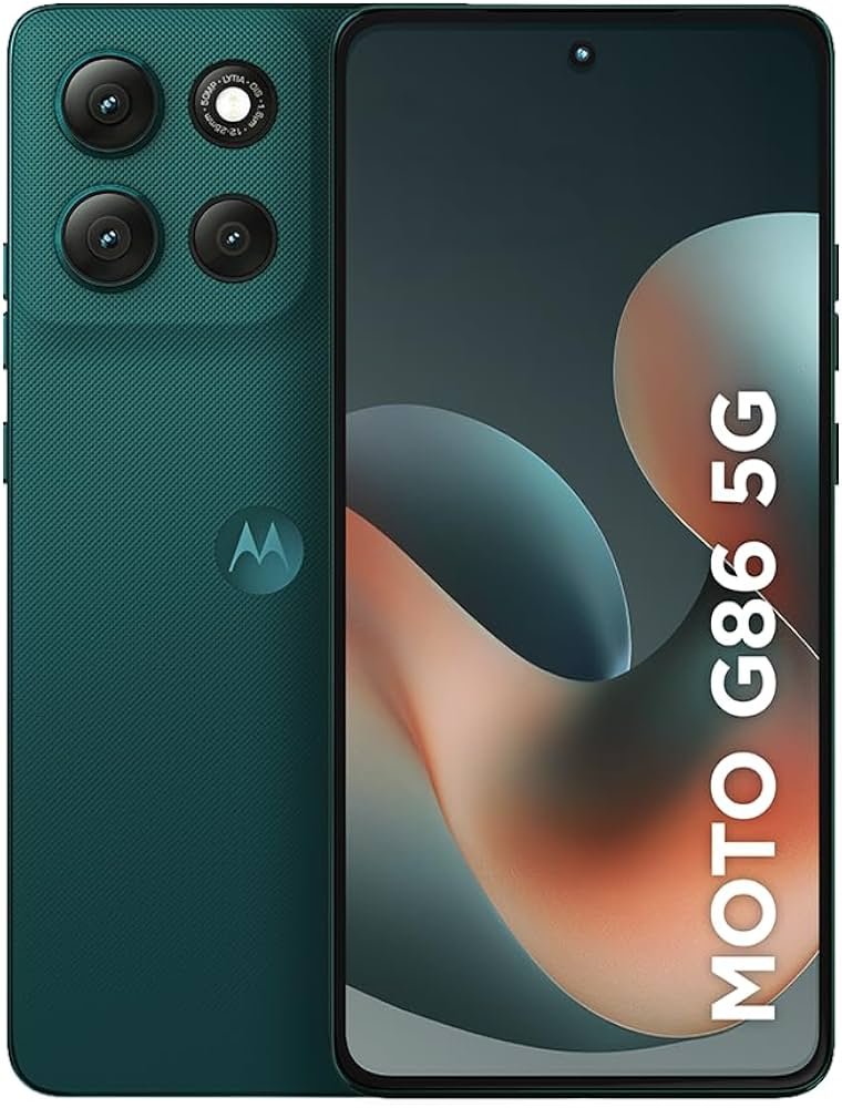 Smartphone Motorola Moto g86 5G Verde Escuro - 512GB - 8GB RAM