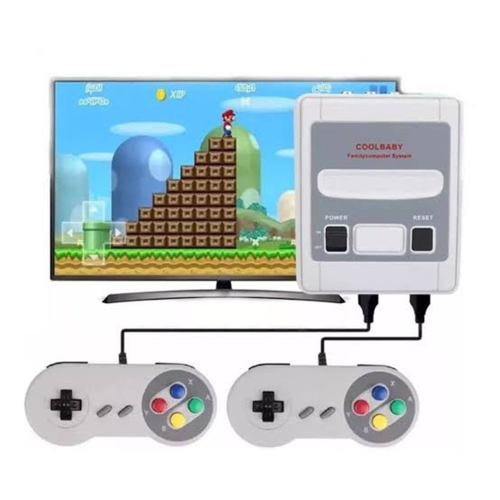 Vídeo Game Classic Super Nintendo Mini SNES 8 Bits com 2 Controles e 620 Jogos — foto 4