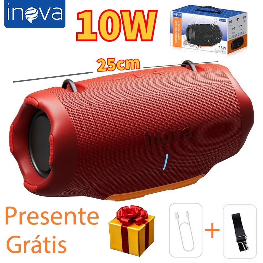 Caixa de Som Bluetooth Inova Xtreme 4 RGB Resistente à Água IPX6 — foto 13