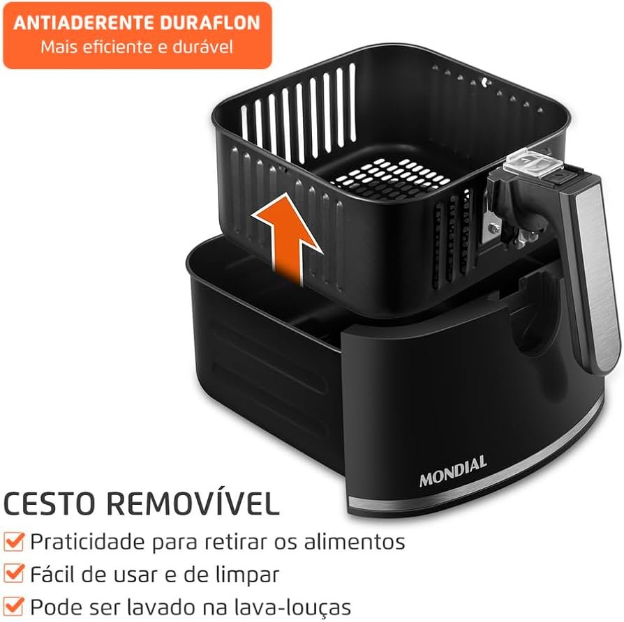Air Fryer Mondial AF-50-DV 5L 2000W — foto 4