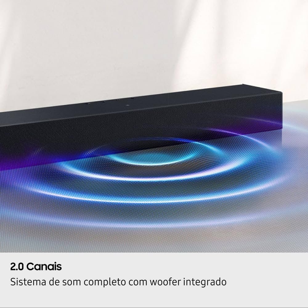 Soundbar Samsung HW-B400F 2.0 Canais Bluetooth Preto Bivolt — foto 9