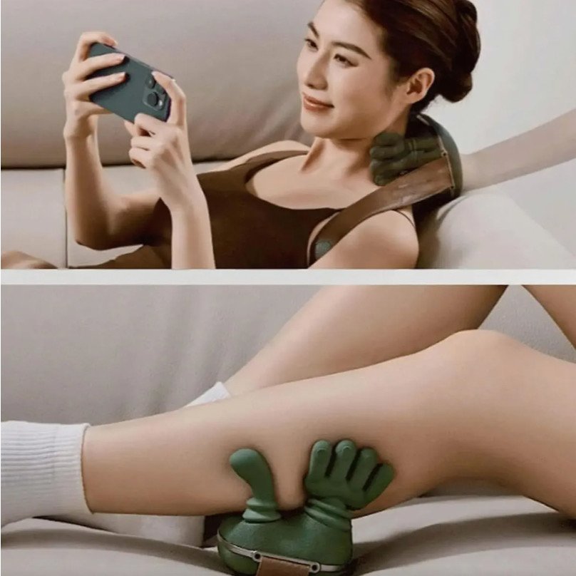Massageador de Pescoço e Ombros Portátil 3D com Calor — foto 4