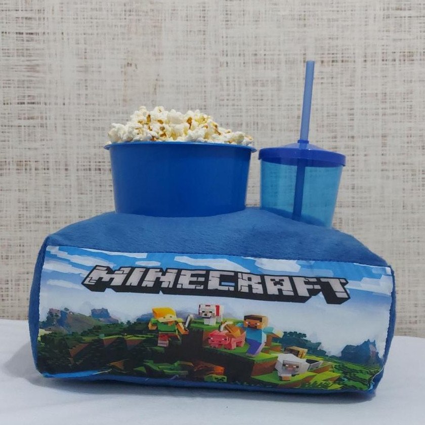 Kit Almofada Porta Pipoca com Balde e Copo 3 Peças — foto 11
