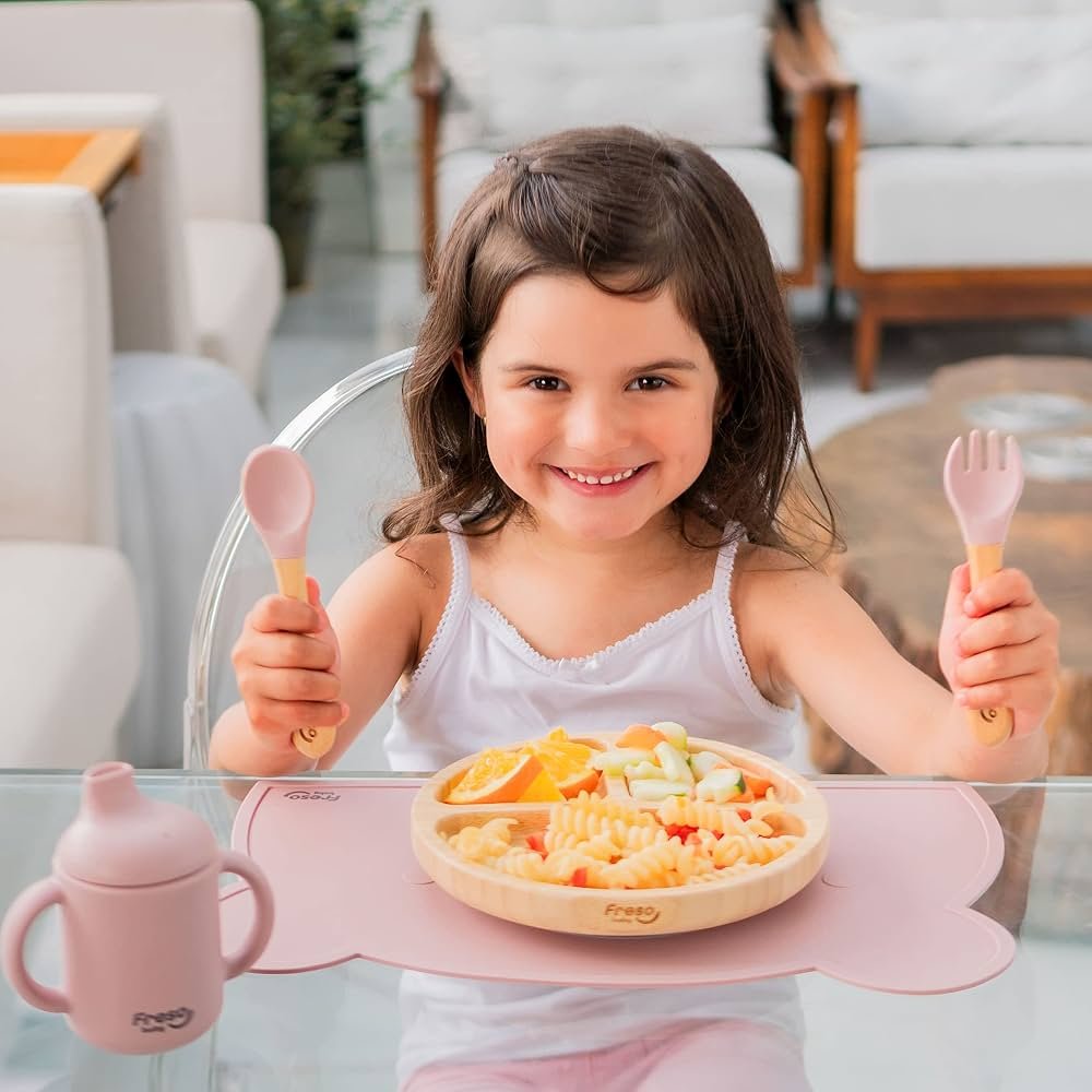 Kit Alimentação Bebê em Silicone 5 Peças Freso Baby — foto 2