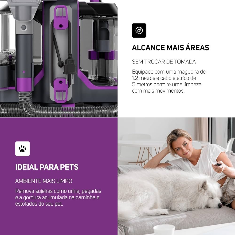 WAP Spot Cleaner W3 Extratora Portátil 3 em 1 1450W — foto 15