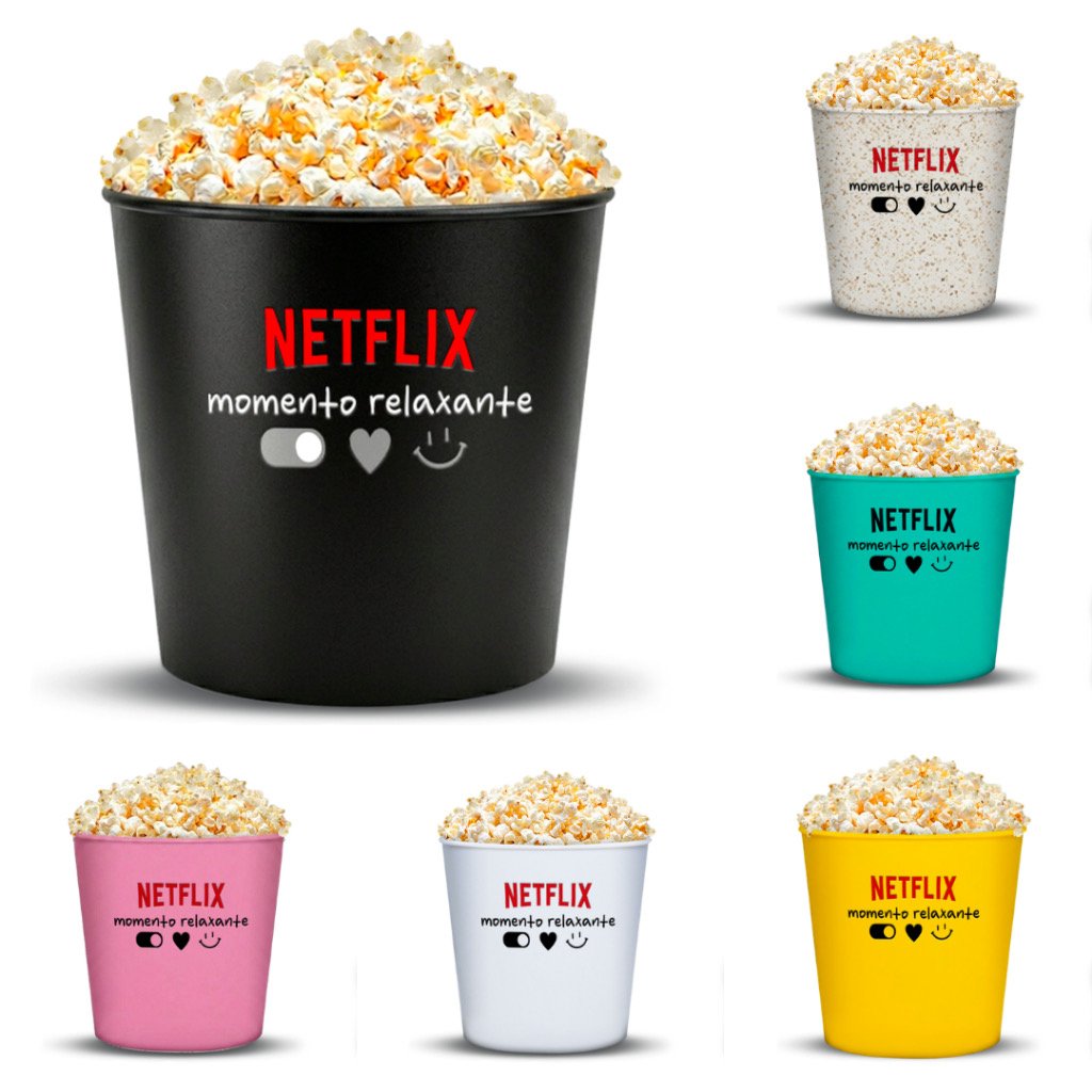 Balde de Pipoca Netflix Momento Relaxante — foto 16