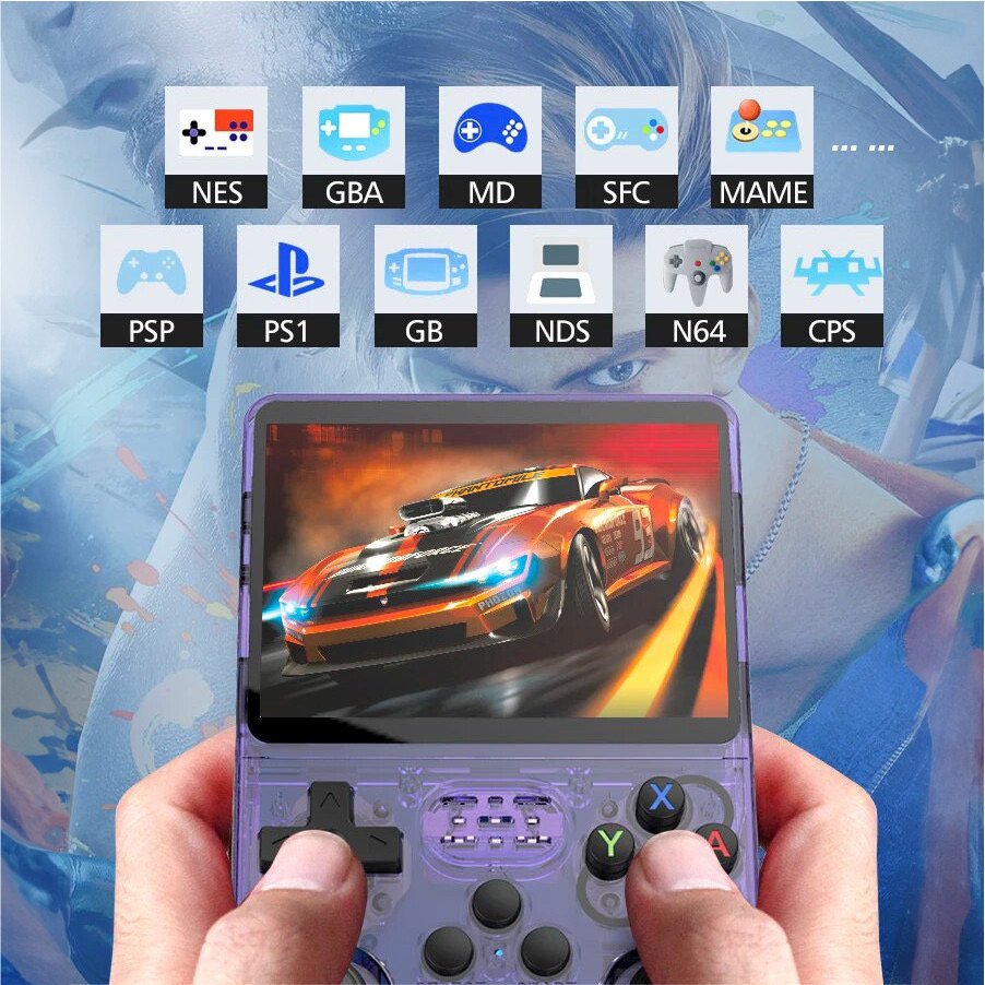 Console Portátil R36S 64GB Linux Tela IPS 3.5 Polegadas com 15.000 Jogos — foto 6