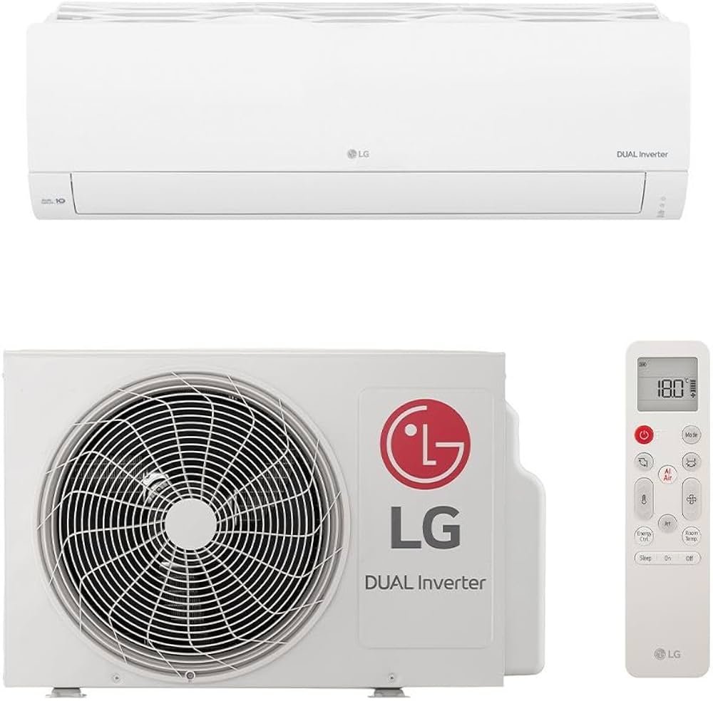 Ar Condicionado Split LG Dual Inverter Compact 9000 BTUs Frio 220V Branco — foto 1