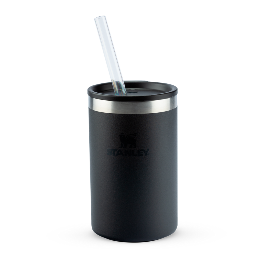 Stanley Can Cooler com Tampa e Canudo 296 ml Preto