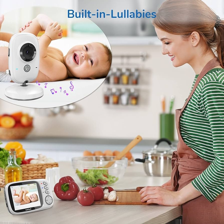 Babá Eletrônica TakTark com Câmera e Monitor LCD 3.2″ — foto 4