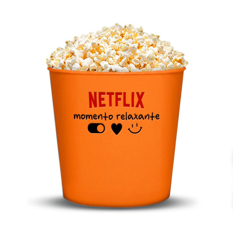 Balde de Pipoca Netflix Momento Relaxante — foto 6