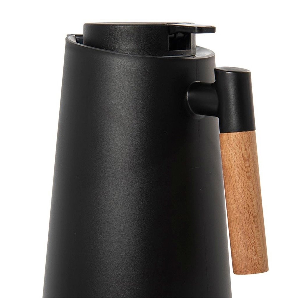 Garrafa Térmica Nórdica Café e Chá com Cabo de Madeira 1L Mimo Style — foto 3