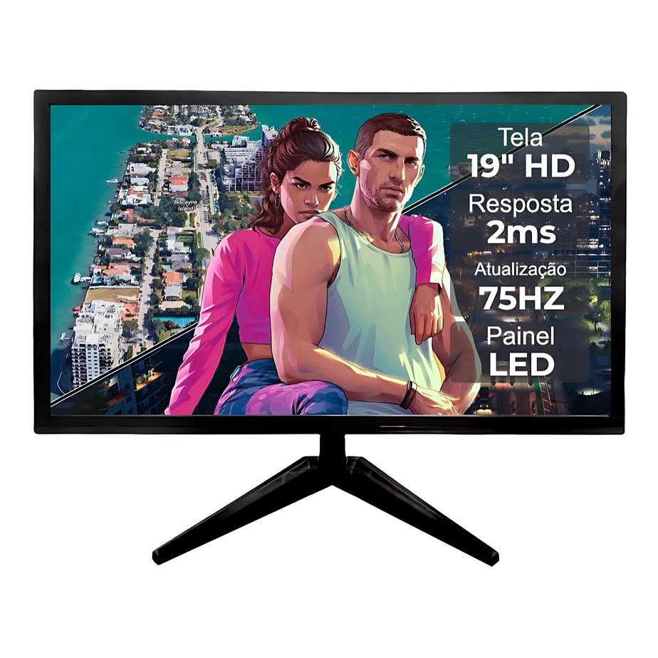 Monitor 19 Polegadas 75Hz 5ms HDMI VGA — foto 1