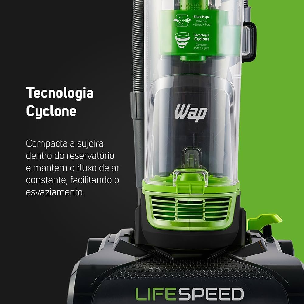 Aspirador de Pó Vertical 2 em 1 WAP Life Speed 2000W — foto 9