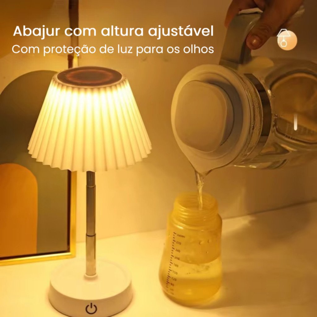 Abajur de Mesa Retrátil Recarregável LED Onistek ON-LT043 — foto 2
