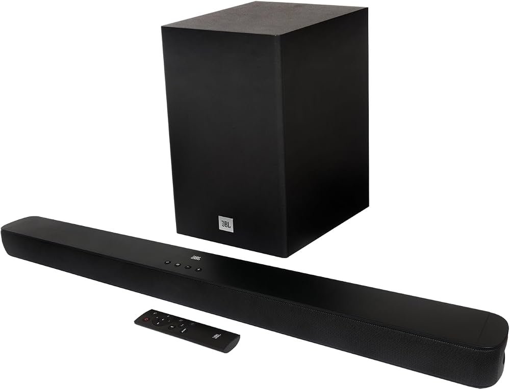 Soundbar JBL Cinema SB180 2.1 Canais com Subwoofer Sem Fio 110W RMS Bivolt Preto — foto 1