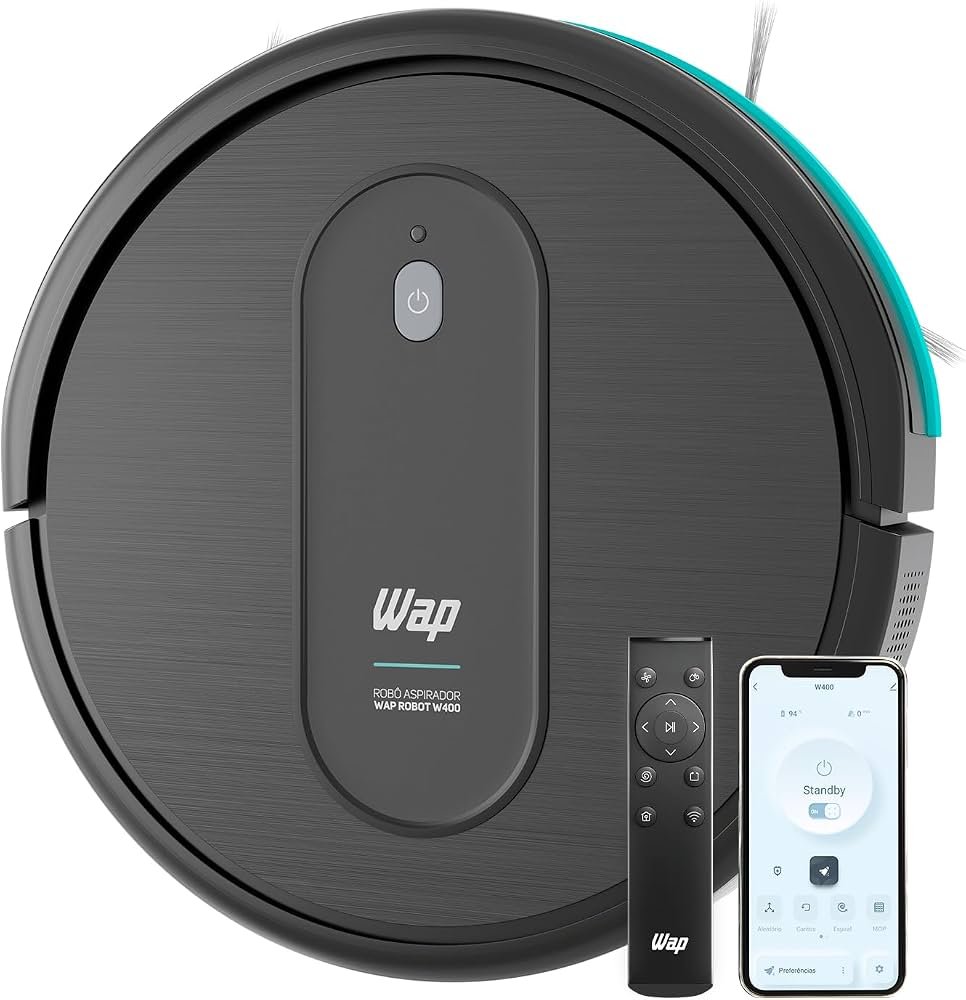 Aspirador de Pó Robô WAP Robot W400 3 em 1 Bivolt — foto 1