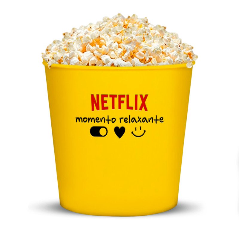 Balde de Pipoca Netflix Momento Relaxante — foto 11