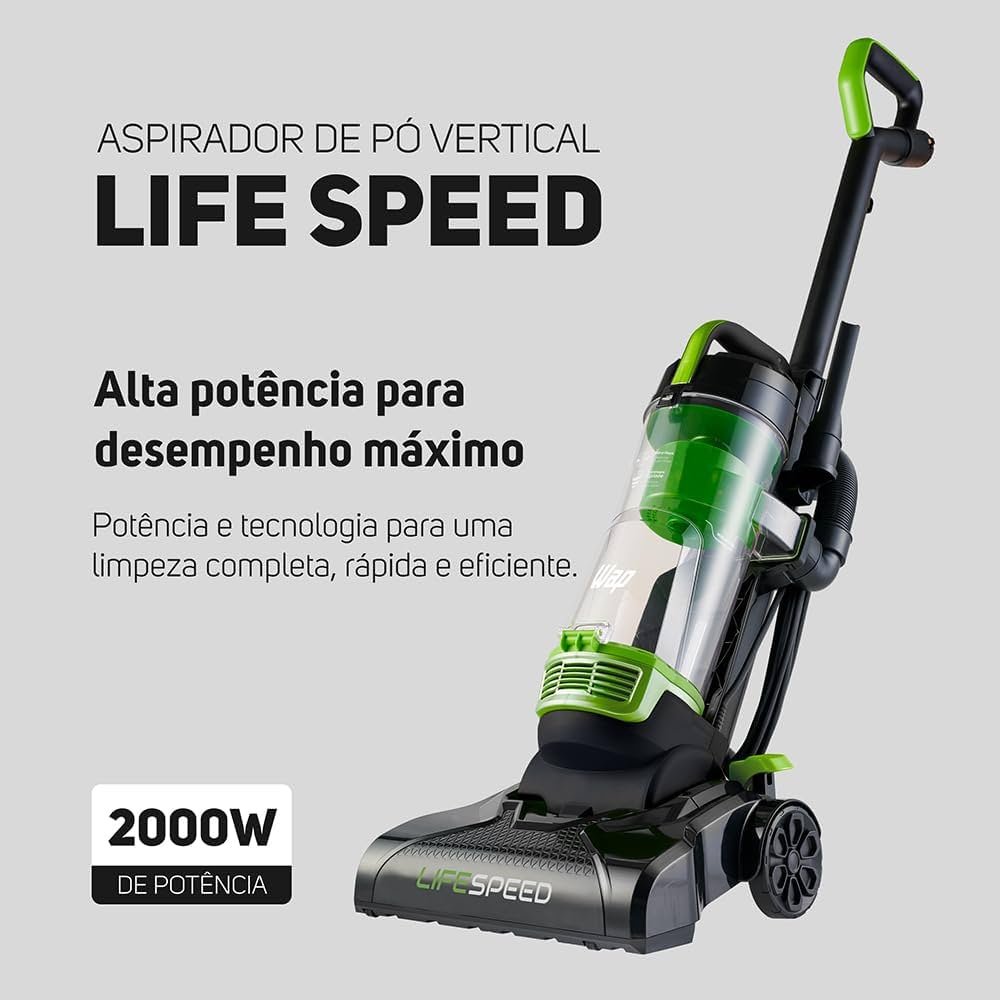 Aspirador de Pó Vertical 2 em 1 WAP Life Speed 2000W — foto 4