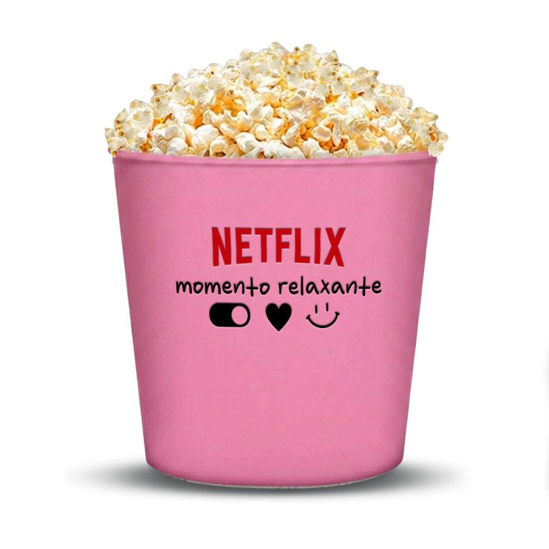 Balde de Pipoca Netflix Momento Relaxante — foto 4