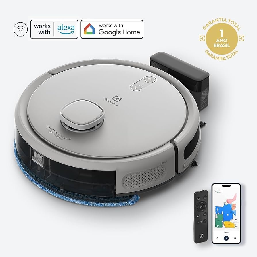 Robô Aspirador de Pó Electrolux 4 em 1 Wi-Fi Experience ERB62 Bivolt — foto 4