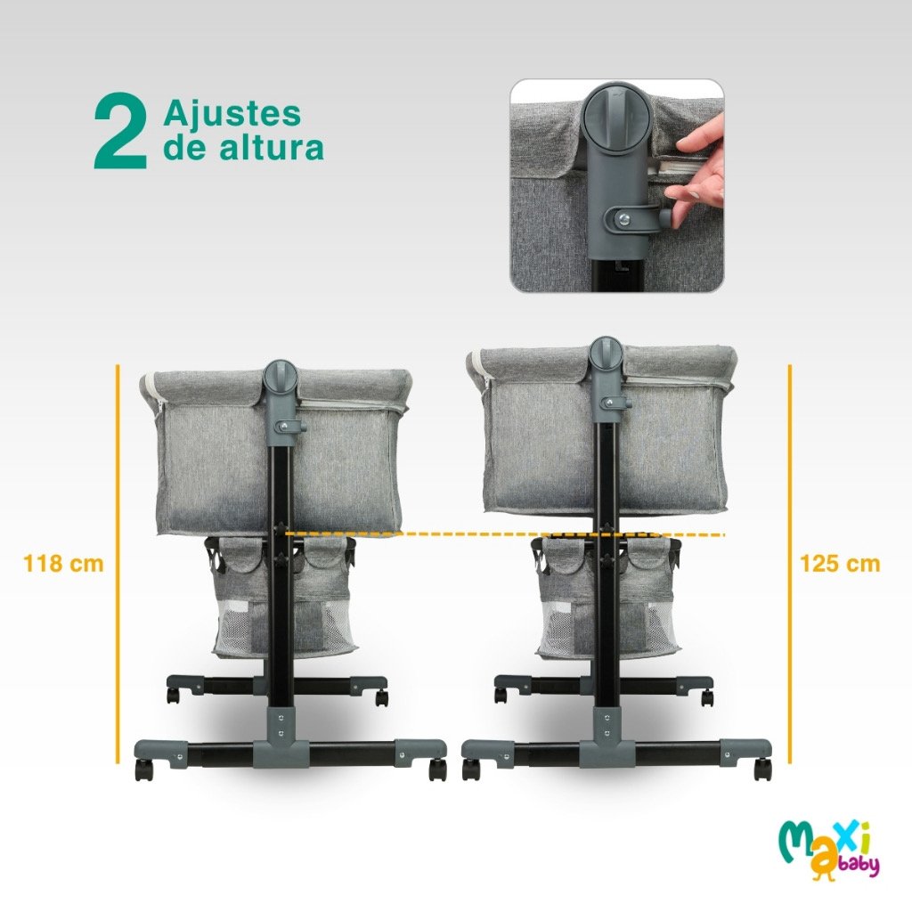 Berço Portátil Bebê Acoplado Co-Bed Connect Maxi Baby — foto 18