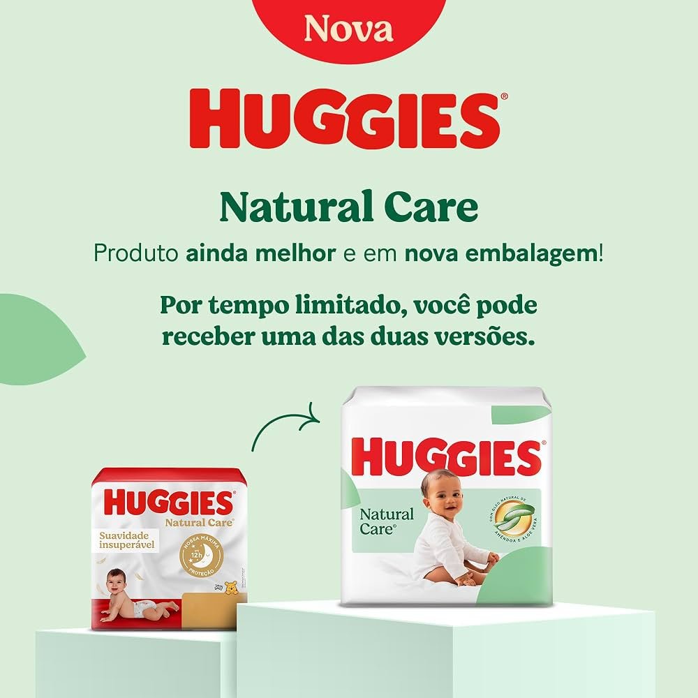 Fralda Descartável Huggies Natural Care — foto 2
