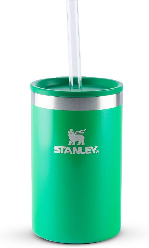Stanley Can Cooler com Tampa e Canudo 296 ml Clover Shimmer