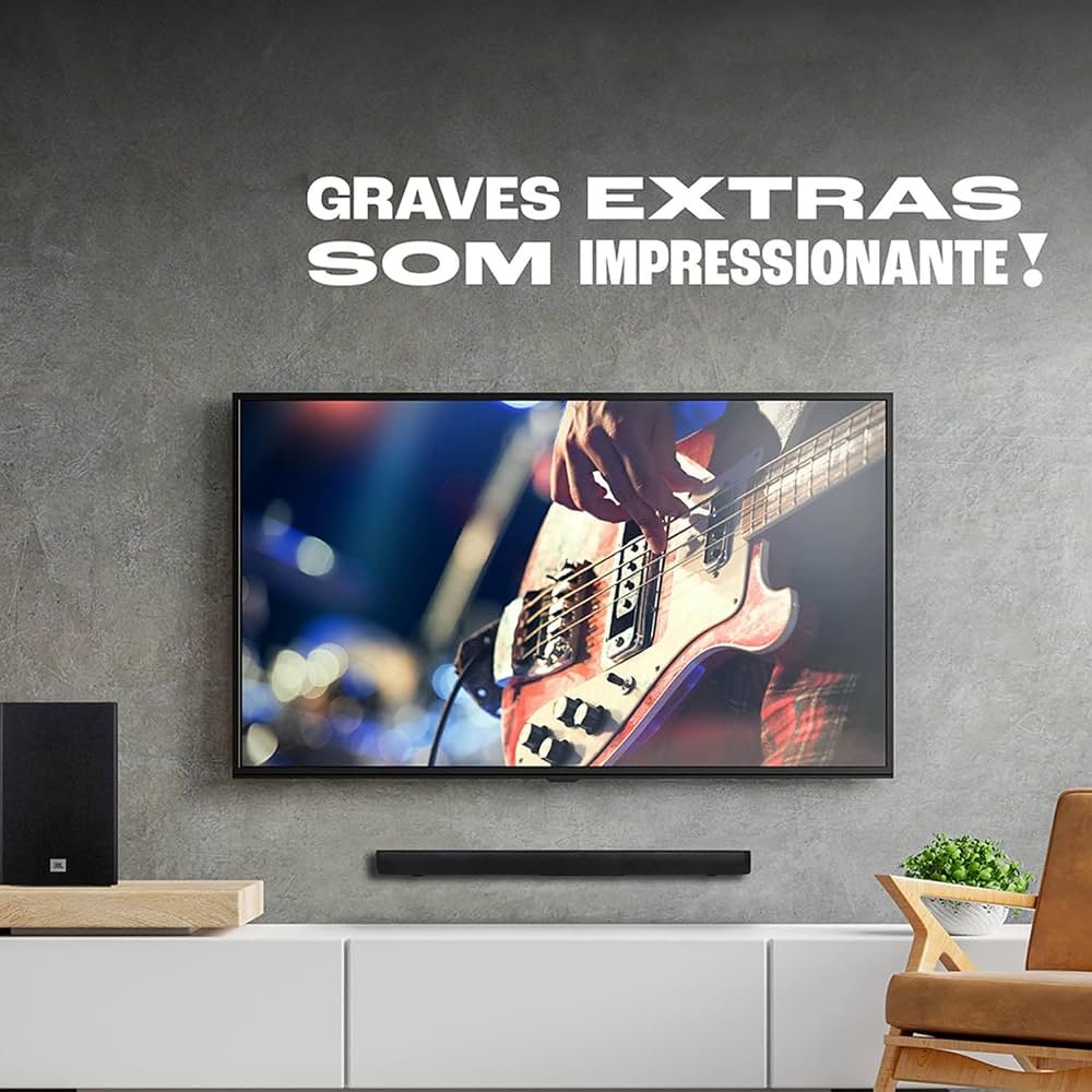 Soundbar JBL Cinema SB180 2.1 Canais com Subwoofer Sem Fio 110W RMS Bivolt Preto — foto 7