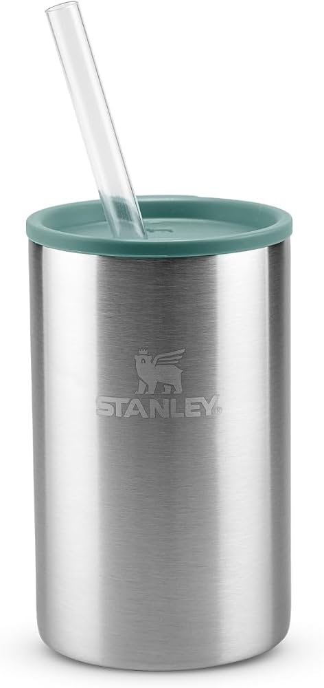 Stanley Can Cooler com Tampa e Canudo 296 ml Aço inoxidável
