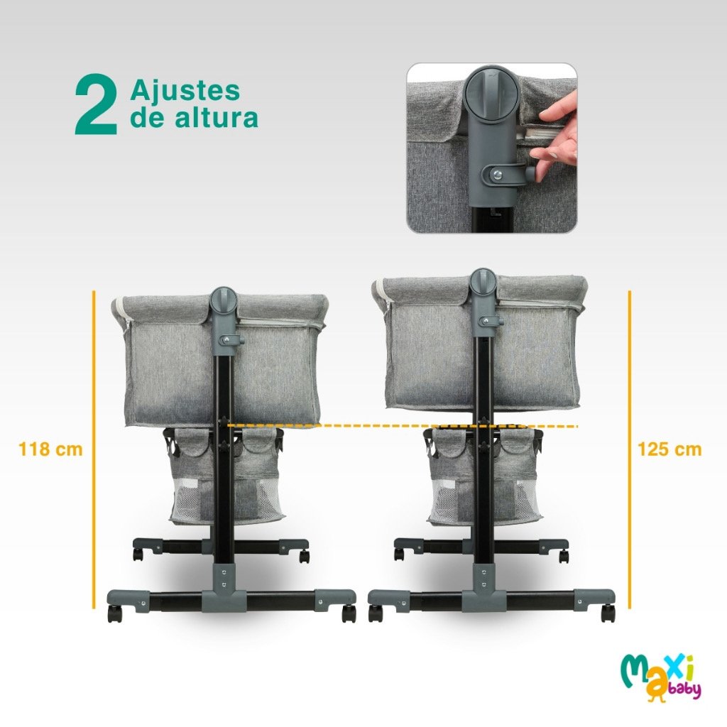 Berço Portátil Bebê Acoplado Co-Bed Connect Maxi Baby — foto 6