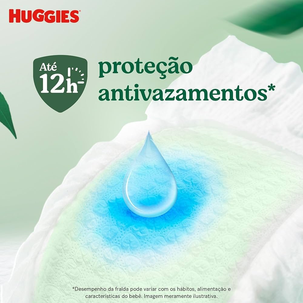 Fralda Descartável Huggies Natural Care — foto 3