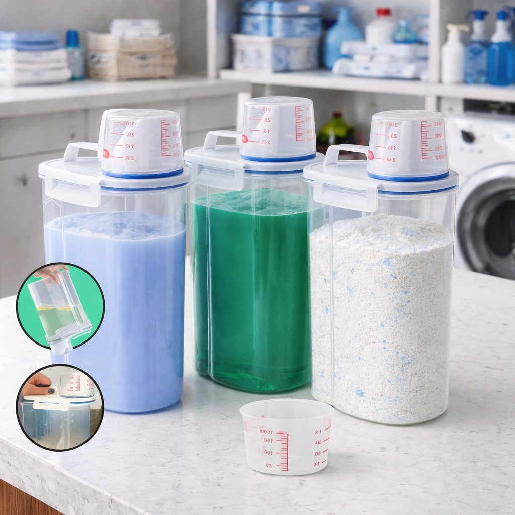 Sua lavanderia organizada, limpa e livre de embalagens rasgadas — foto 1