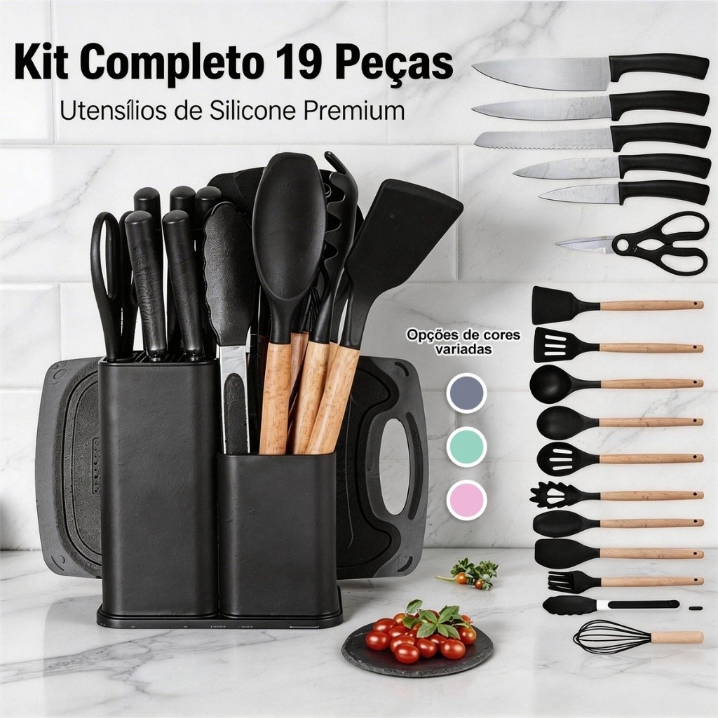Transforme sua cozinha com praticidade, corte perfeito e zero arranhões — foto 1